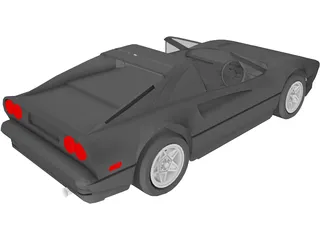 Ferrari 308 GTS 3D Model