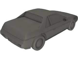 Pontiac Fiero GT 3D Model