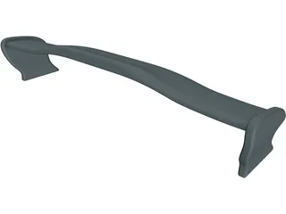 Rear Spoiler 3D Model