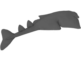 Angel Shark 3D Model