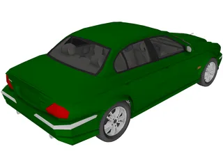 Jaguar X Type (2003) 3D Model