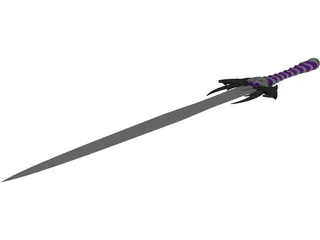 Sword Skull 3D Model