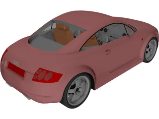 Audi TT Hardtop (2003) [+Interior] 3D Model