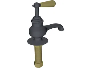 Compression Faucet 3D Model