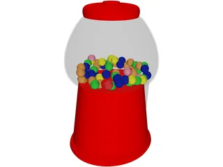 Gumball Machine 3D Model