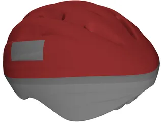 Helmet Bicycle 3D Model