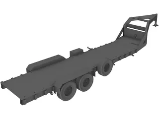 Trailer Gooseneck 3D Model