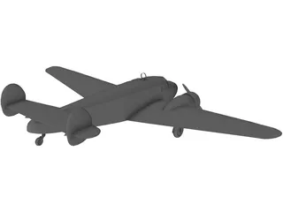 Beechcraft C-45 3D Model