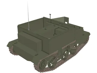 Universal (Bren Gun) Carrier 3D Model