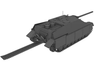 Jagdpanzer IV 3D Model