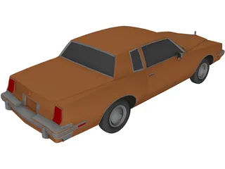 Pontiac Grand Prix (1985) 3D Model