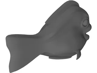 Fat Fish 3D Model