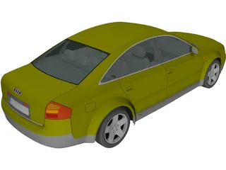 Audi A6 (2002) 3D Model