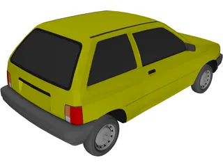 Ford Festiva (1987) 3D Model