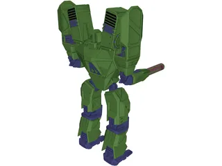 Mauler Battletech 3D Model