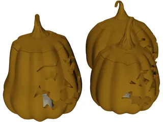 Jack O Lanterns 3D Model