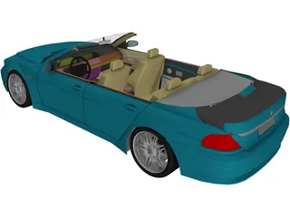 BMW 7-series Convertible 3D Model