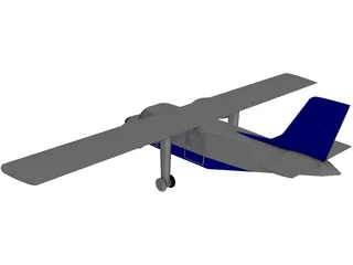 Britten Norman Islander/Defender 3D Model
