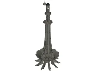 Minar-e-Pakistan 3D Model