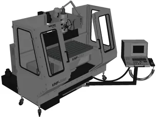 Milling Machine VHF-680 3D Model