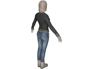 Emily Girl 3D Model