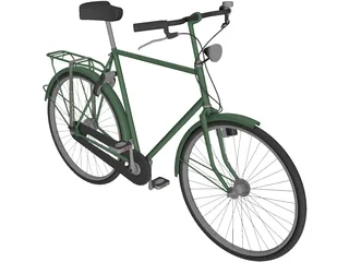City Bicycle 3D Model