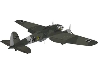 Heinkel He111H 3D Model