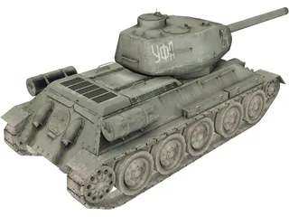 T-34 3D Model