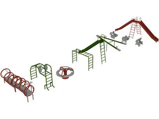 Playground Set 3D Model