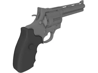 M9 Revolver 3D Model