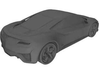 Honda NSX Concept (2013) 3D Model
