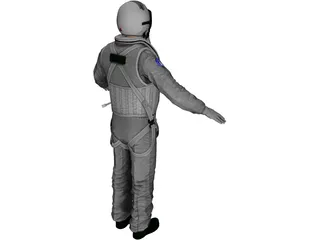 Airforce Pilot 3D Model