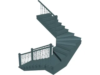 Staircase 3D Model