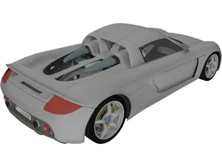 Porsche Carrera GT 3D Model