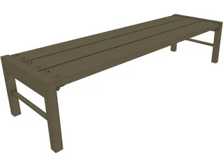 Bench 3D Model