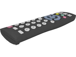 TV Remote Controller 3D Model