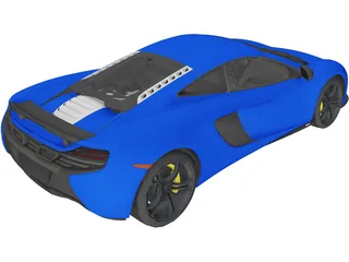 McLaren 650S (2015) 3D Model
