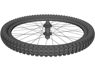 MTB 26 Inch Rear Wheel 3D Model