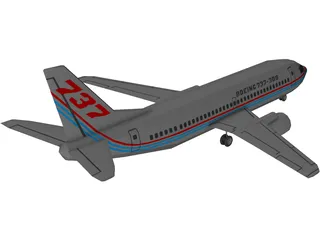 Boeing 737-300 3D Model