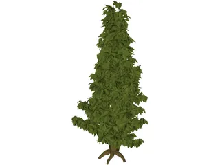 Needle Tree 3D Model