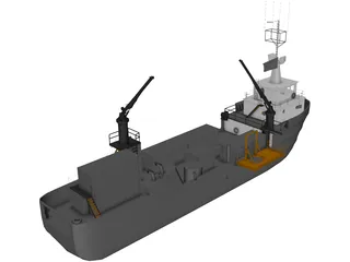 Fishing Ship 3D Model