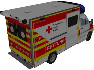 Mercedes-Benz Sprinter Ambulance 3D Model