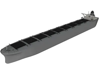 Cargo Ship 3D Model