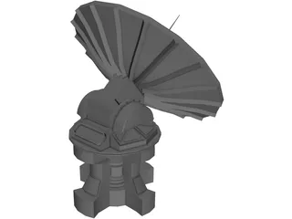 Satellite Dish 3D Model