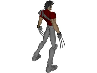 Wolverine 3D Model