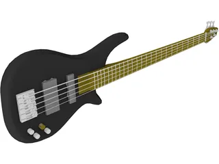 Strinberg 5 Bass Guitar 3D Model