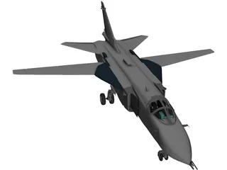 Sukhoi Su-24 Fencer 3D Model