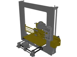 Prusa i3 3D Printer 3D Model