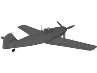 Messersmitt BF-109E 3D Model