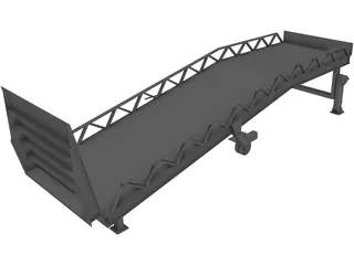 Forklift Ramp 3D Model